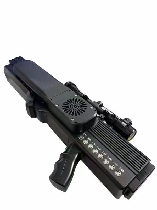  青川手持便携式枪型低空防御反制八通道